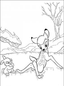 Bambi coloring page 19 - Free printable