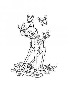 Bambi coloring page 27 - Free printable