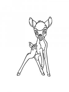 Bambi coloring page 29 - Free printable