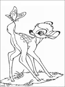 Bambi coloring page 3 - Free printable