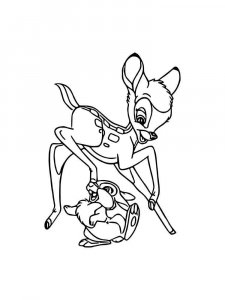Bambi coloring page 30 - Free printable