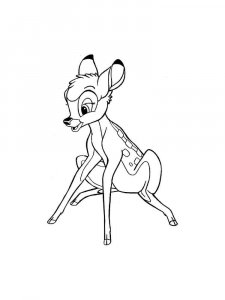 Bambi coloring page 31 - Free printable