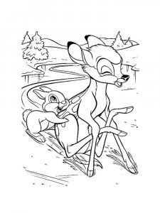 Bambi coloring page 34 - Free printable