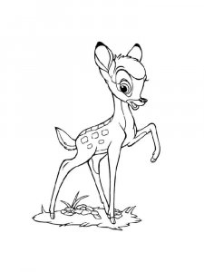 Bambi coloring page 35 - Free printable
