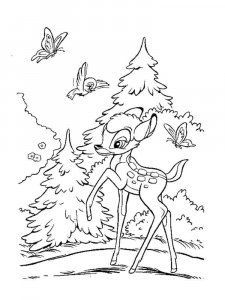 Bambi coloring page 36 - Free printable