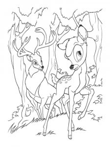 Bambi coloring page 37 - Free printable