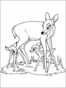 Bambi coloring page 4 - Free printable