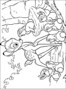 Bambi coloring page 6 - Free printable