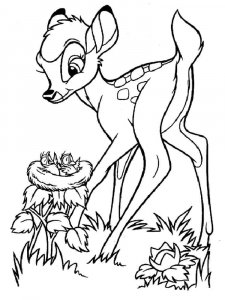 Bambi coloring page 38 - Free printable