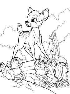 Bambi coloring page 39 - Free printable