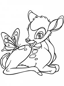 Bambi coloring page 40 - Free printable