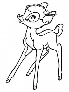 Bambi coloring page 42 - Free printable