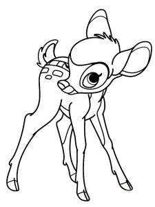 Bambi coloring page 43 - Free printable