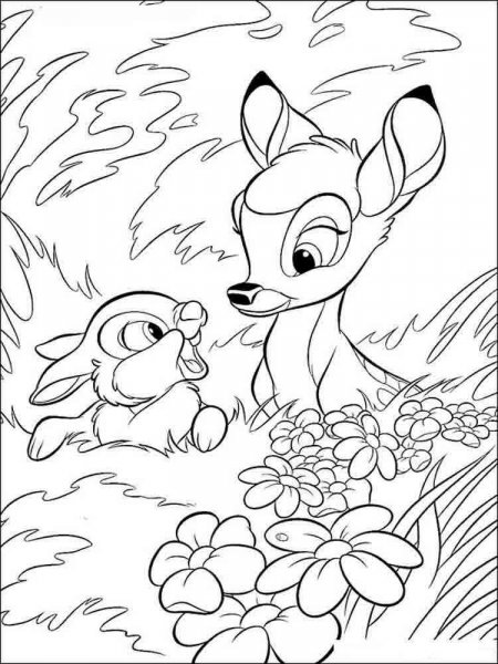 Bambi Coloring Pages