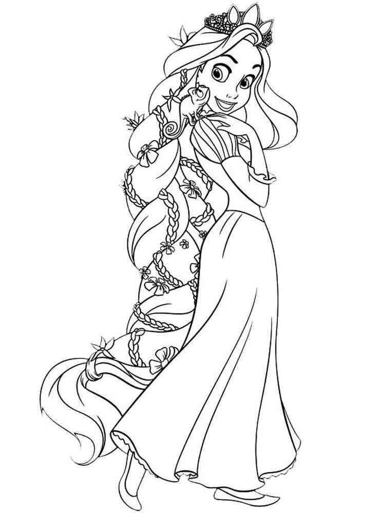 free coloring pages of princesses