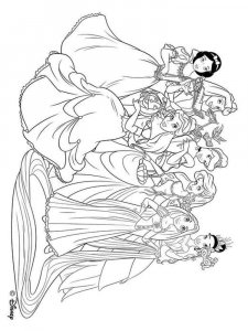 Disney Princess coloring page 11 - Free printable