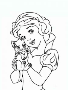 Disney Princess coloring page 17 - Free printable