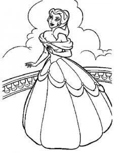 Disney Princess coloring page 18 - Free printable