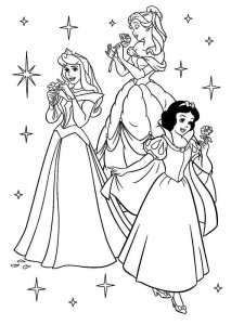 Disney Princess coloring page 19 - Free printable