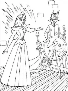 Maleficent coloring page 12 - Free printable