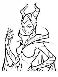 Maleficent coloring page 14 - Free printable