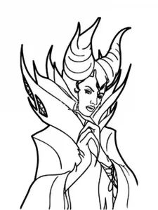 Maleficent coloring page 18 - Free printable
