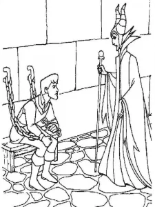Maleficent coloring page 3 - Free printable