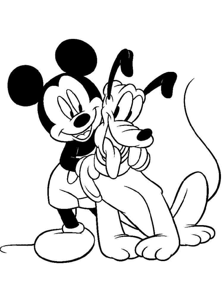 Mickey Mouse clubhouse coloring pages