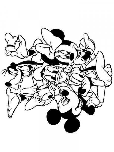 Mickey Mouse clubhouse coloring pages