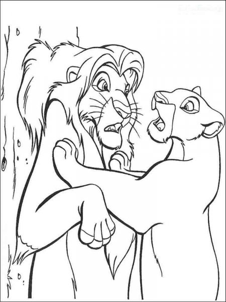 The Lion King coloring pages