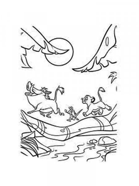 The Lion King coloring pages