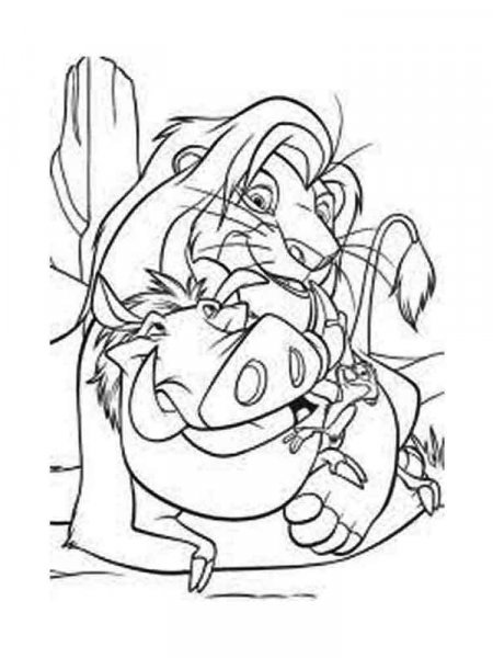 The Lion King coloring pages