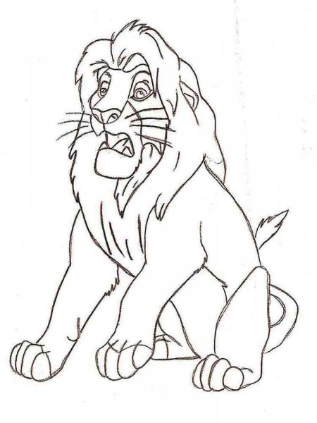 The Lion King coloring pages