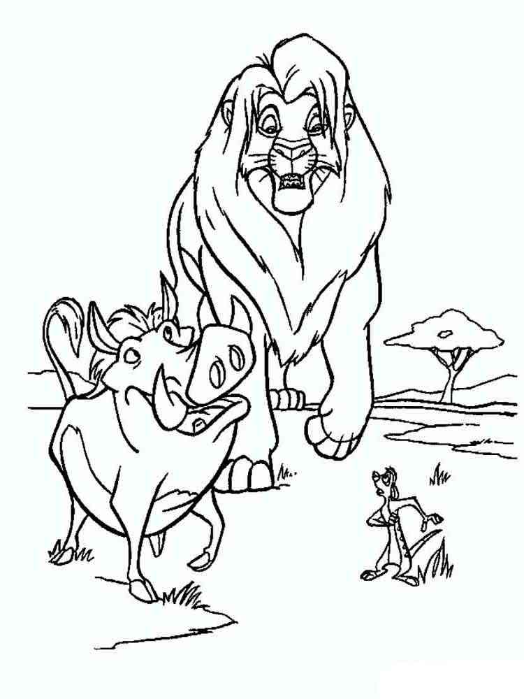 The Lion King coloring pages Download and print The Lion