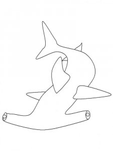 Hammerhead Shark coloring page 2 - Free printable