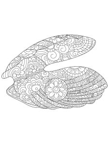 Oyster coloring page 7 - Free printable