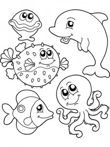 Sea Animal coloring page 23 - Free printable