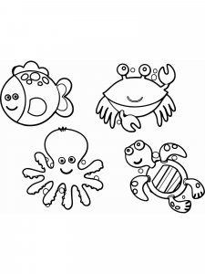 Sea Animal coloring page 28 - Free printable