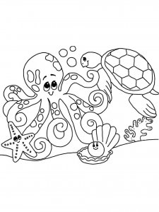 Sea Animal coloring page 29 - Free printable