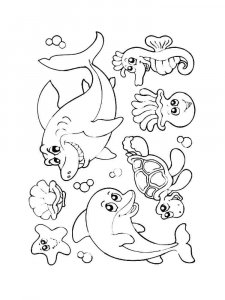 Sea Animal coloring page 5 - Free printable