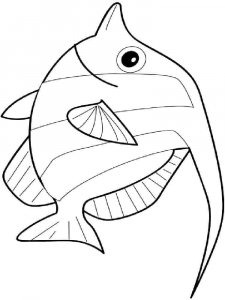 Sea Fish coloring page 11 - Free printable