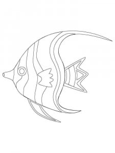 Sea Fish coloring page 2 - Free printable