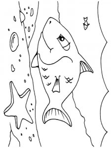 Sea Fish coloring page 3 - Free printable