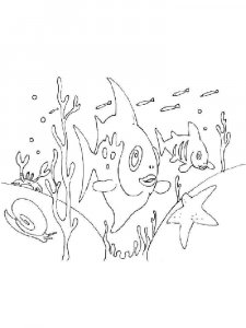 Sea Fish coloring page 7 - Free printable