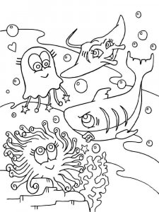 Underwater World coloring page 12 - Free printable