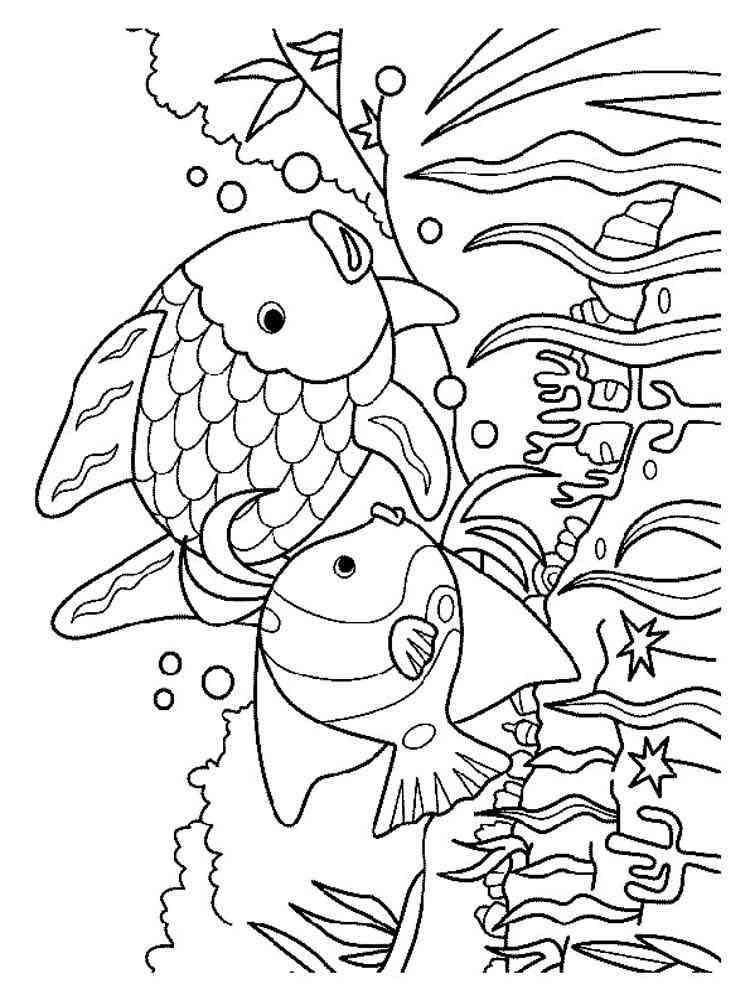 Printable Underwater Coloring Pages - Printable Word Searches