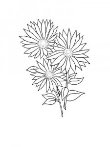 Daisy Flower coloring page 8 - Free printable