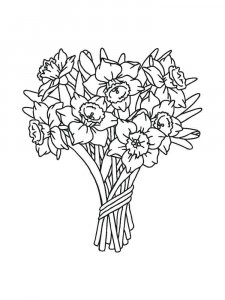 Flower Bouquet coloring page 31 - Free printable