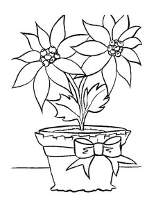 Flower Pot coloring page 6 - Free printable