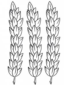 Wheat coloring page 11 - Free printable